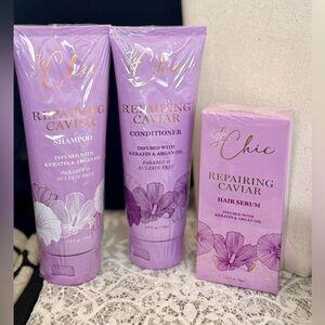 Retail $420 Le Chic Repairing Caviar hair bundle NIB